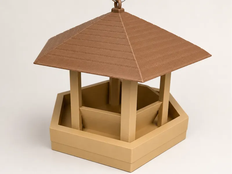 Bird house water and seed feeder NO AMS
