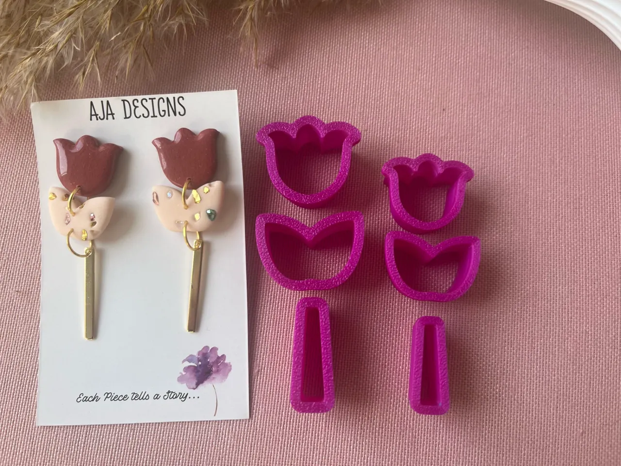 Polymer Clay Earring Mold 48 view 2