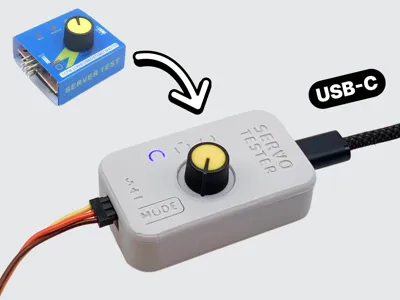 Servo Tester Case with Type-C
