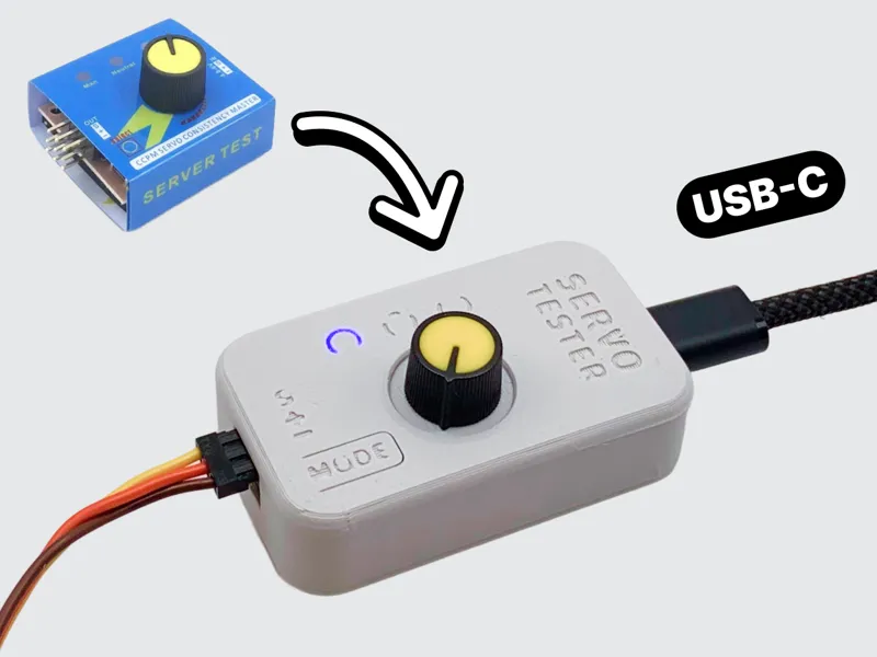 Servo Tester Case with Type-C