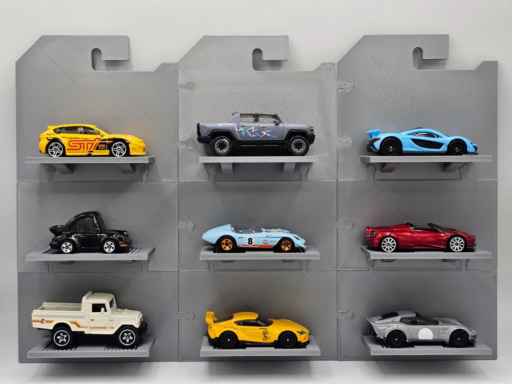 Hot Wheels/Matchbox Modular Bracket System: Opened - Free 3D Print ...