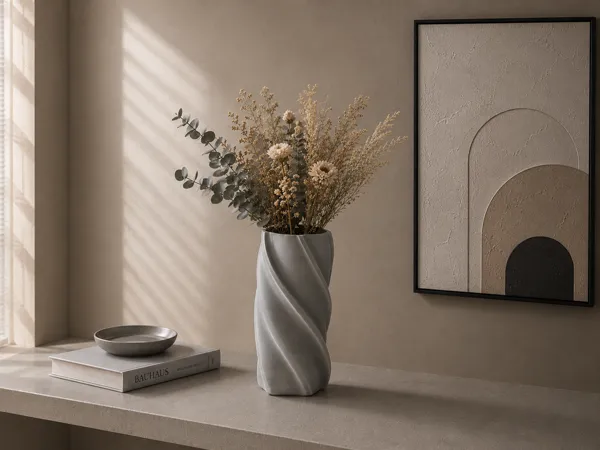Vase torsadé