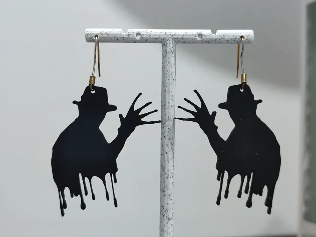 Aretes Pesadilla en Elm Street
