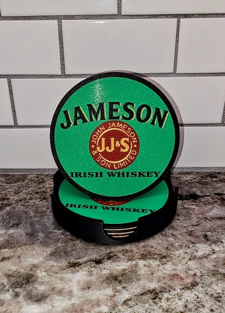Jameson Whiskey coaster set.