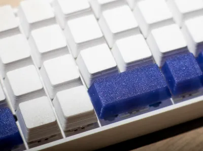 Standard height flat keycaps