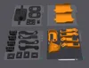 all parts - 0.2mm layer, 2 walls, 15% infill