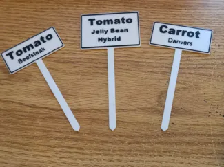 Plant Labels and Holder