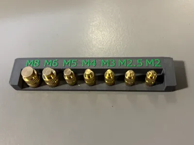 inlay for heat insert tips