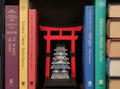 Japanese mini diorama Booknook