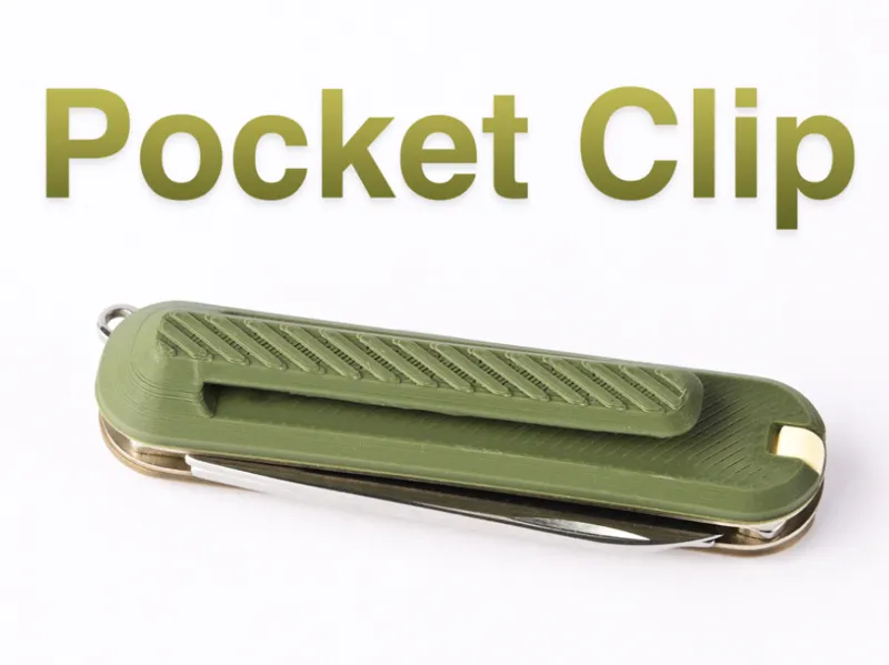 Small Swiss Army Knife Pocket Clip