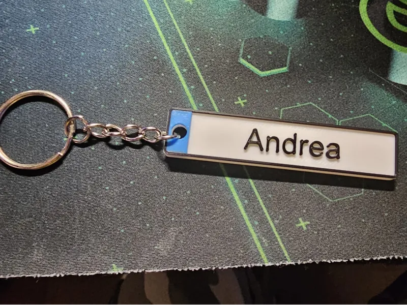 NumberPlate Andrea