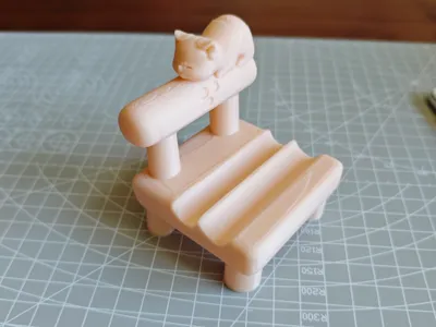 Cute small chair phone stand dopamine stool lazy person's support frame creative desktop ornament drama-watching artifact