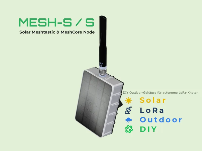 Meshtastic & MeshCore Solar Node