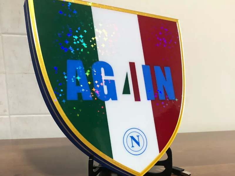 Lampada LED USB 4° Scudetto del Napoli AG4IN