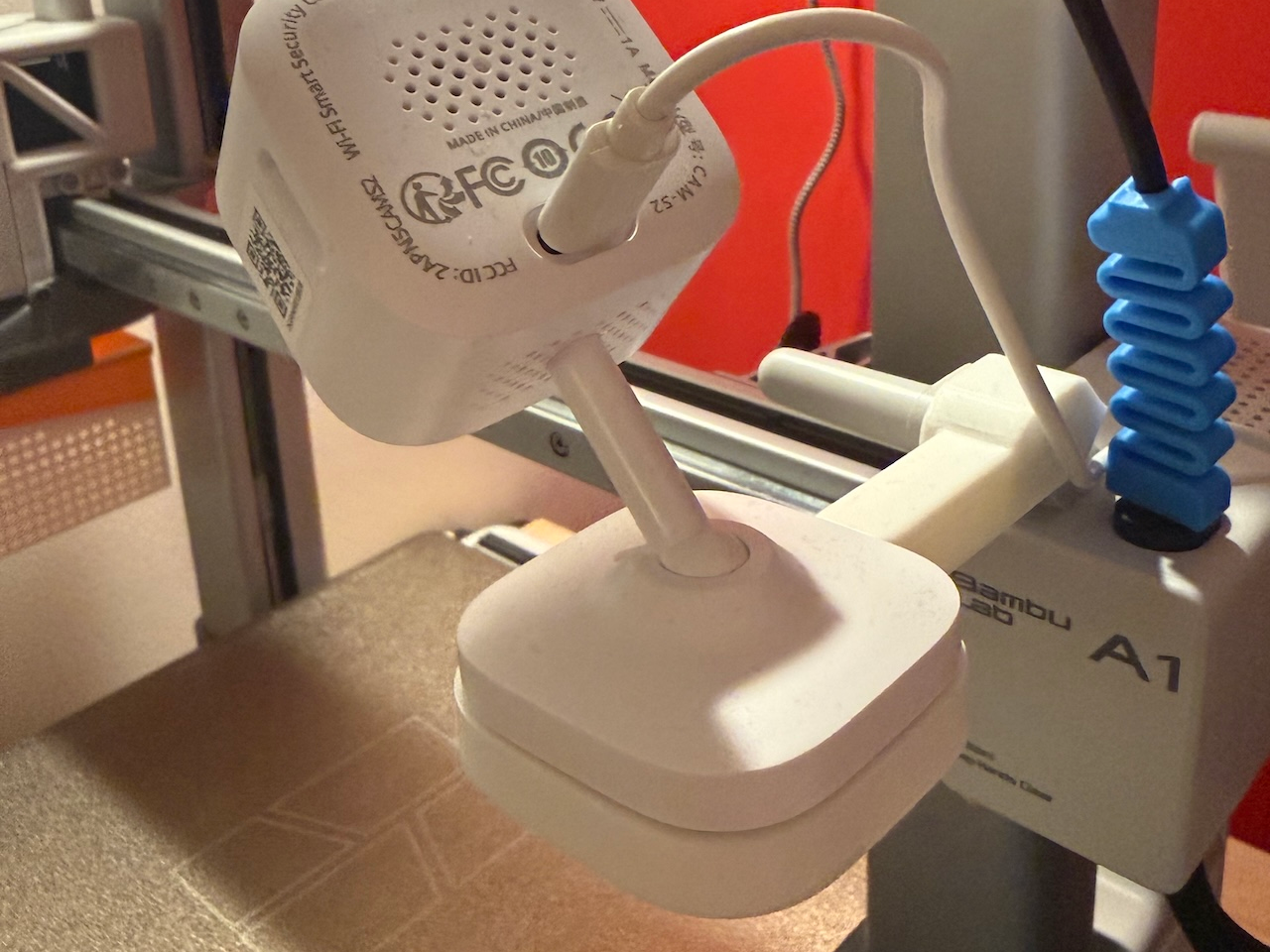 Sonoff CAM-S2 Bracket for A1 3D Printer
