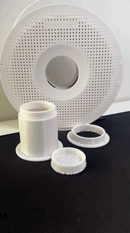 Desiccant Container Double Lid for Bambu Lab Spool
