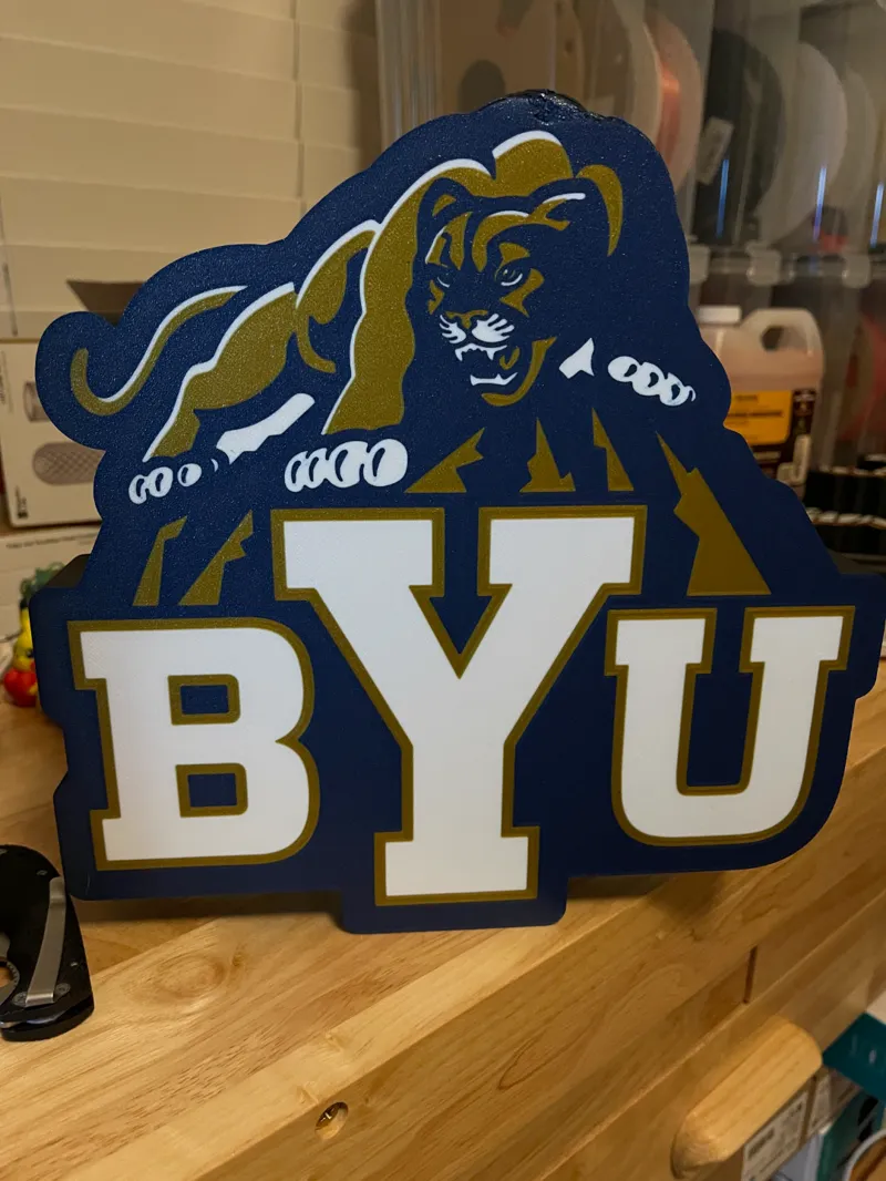 BYU Cougar Logo Lightbox