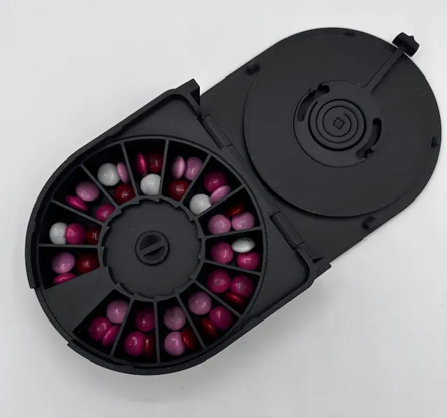 Mechanical Weekly Pill Organizer(NEW MULTILINGUAL)