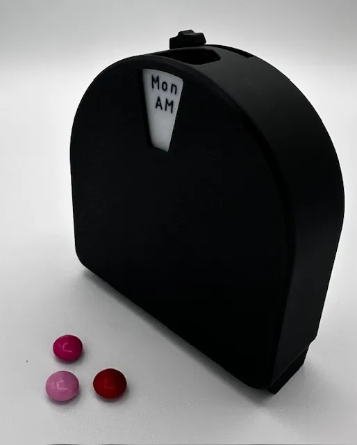 Mechanical Weekly Pill Organizer(NEW MULTILINGUAL) view 2