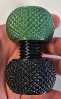 Boulon et écrou moletés fidget — photo 2