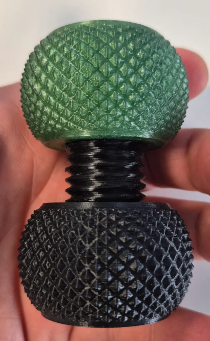 Yet another knurling bolt and nut by akira3dp0