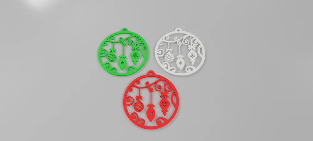 New Christmas Pendant v2 by Magic Studio 3D - MakerWorld