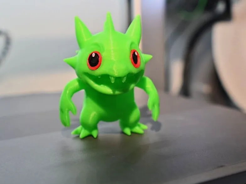 Steam Monster with pointed teeth