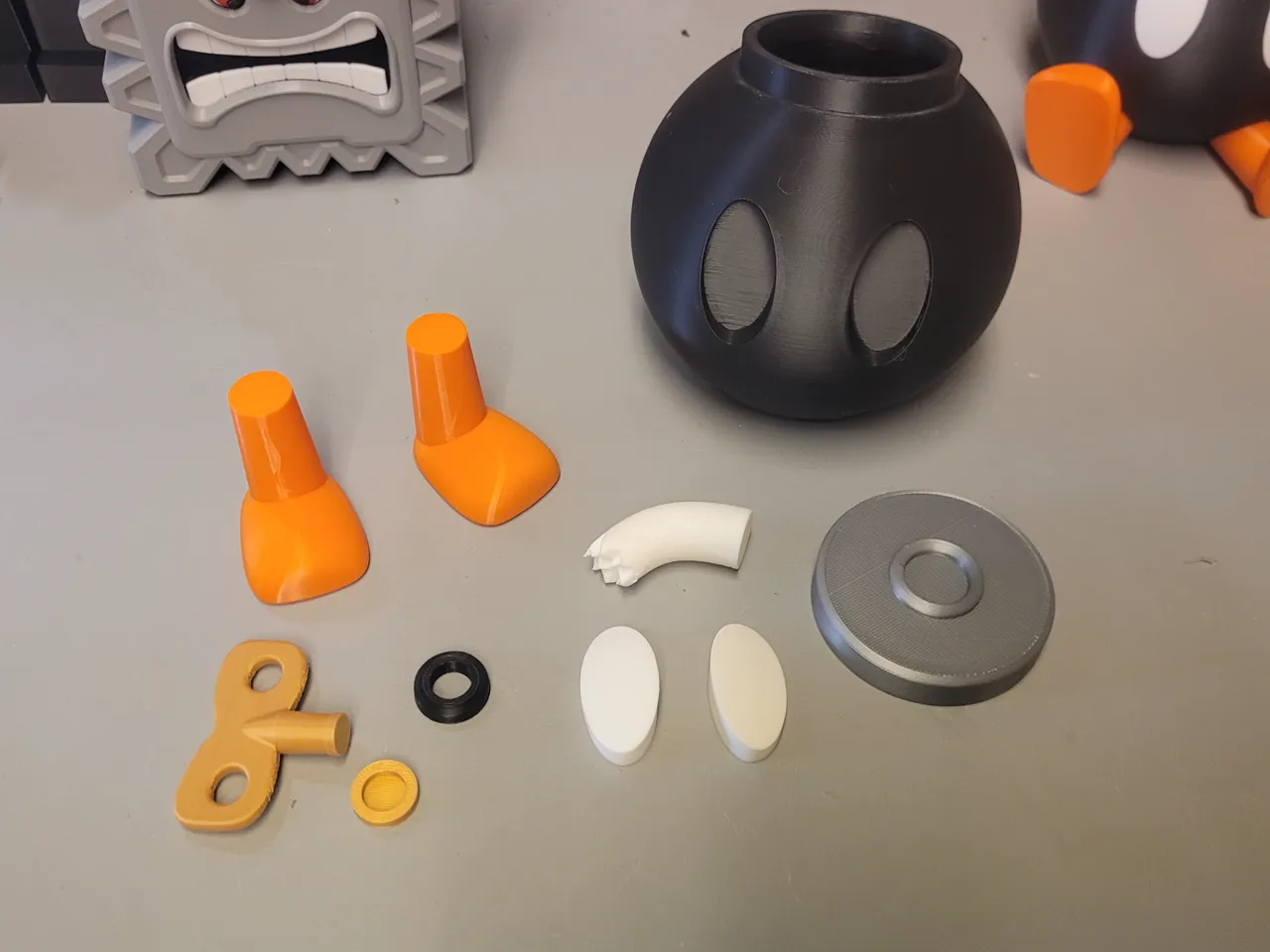 Multi-part Bob Omb Jar for Jelly Beans view 3