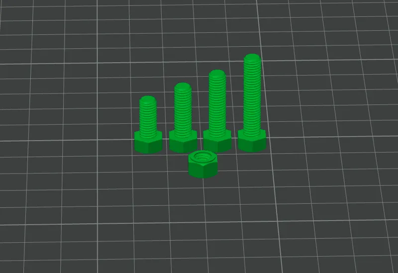 M5 Nut and Bolt Set