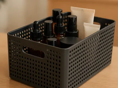 Storage Box Square Pattern