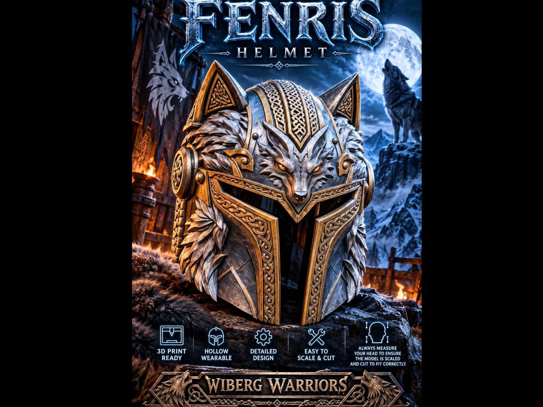 Fenris Helmet 3D model