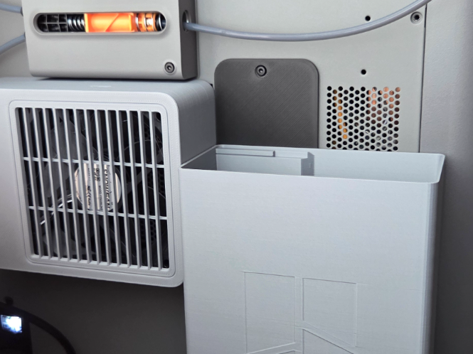 P2S/X2D Poop bucket (supporting External Exhaust)