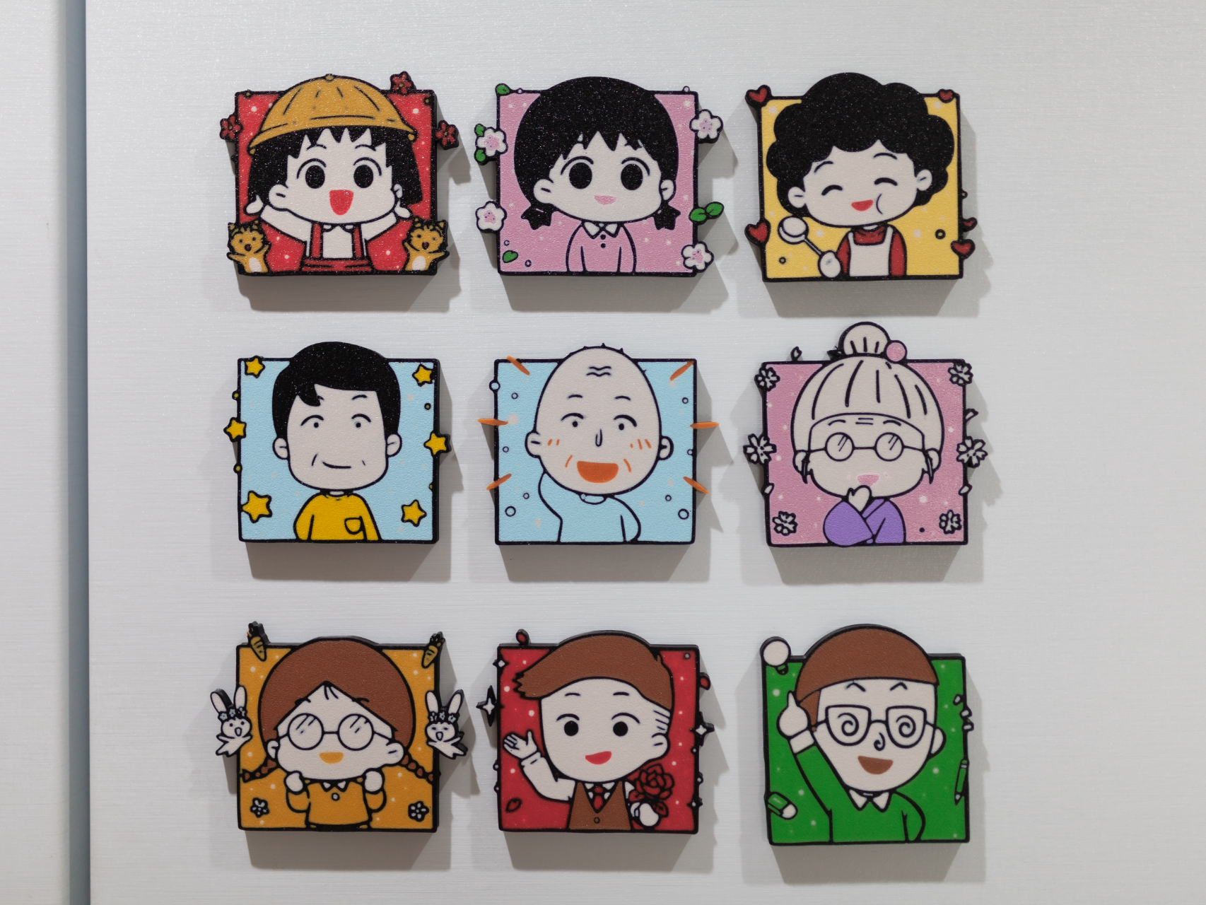 3Dプリント ちびまる子ちゃんシリーズ冷蔵庫マグネット - 無料3Dモデル