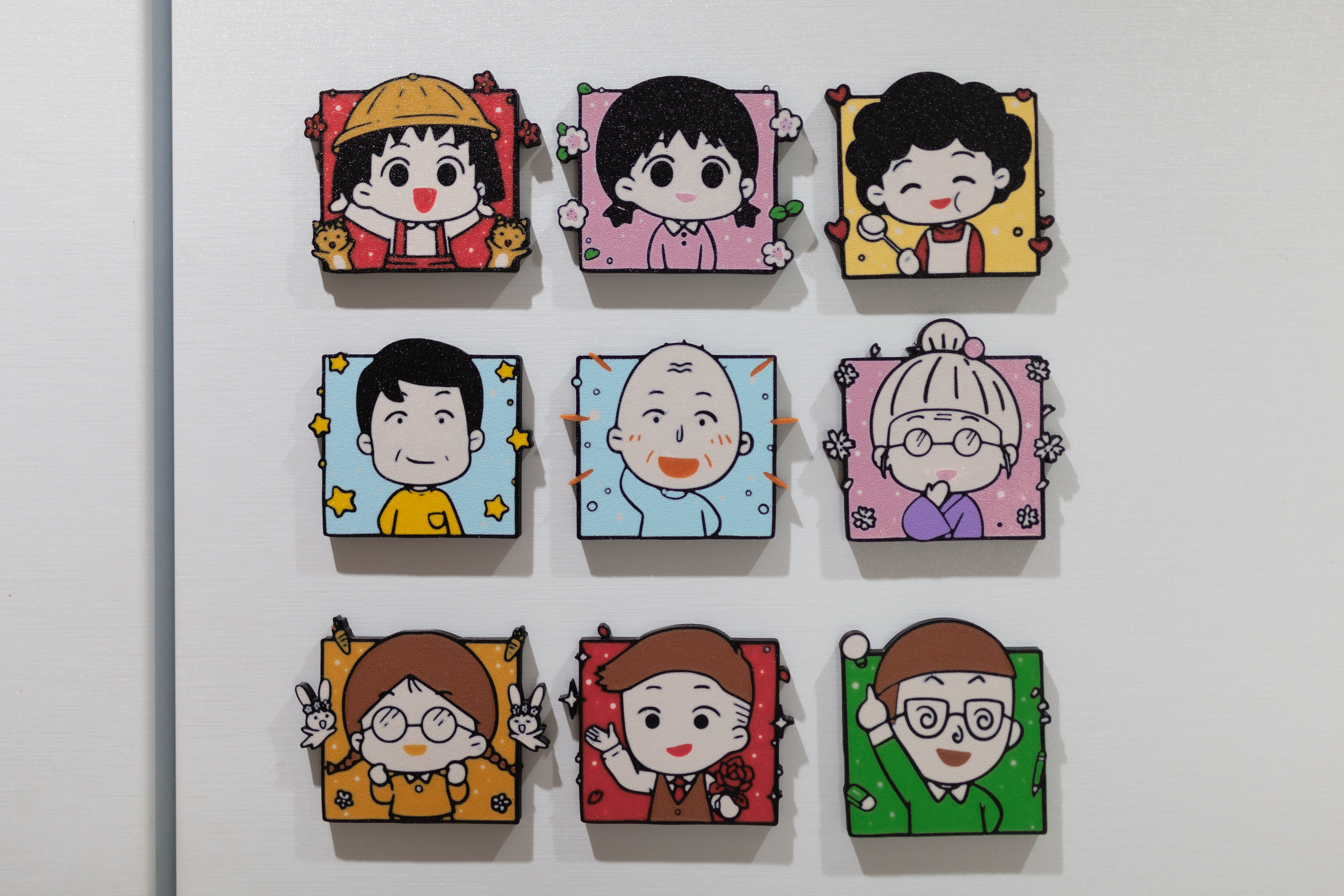 3Dプリント ちびまる子ちゃんシリーズ冷蔵庫マグネット - 無料3Dモデル