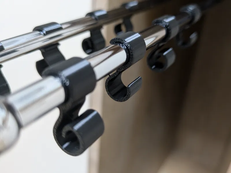 Clip-On Towel Rail Hooks