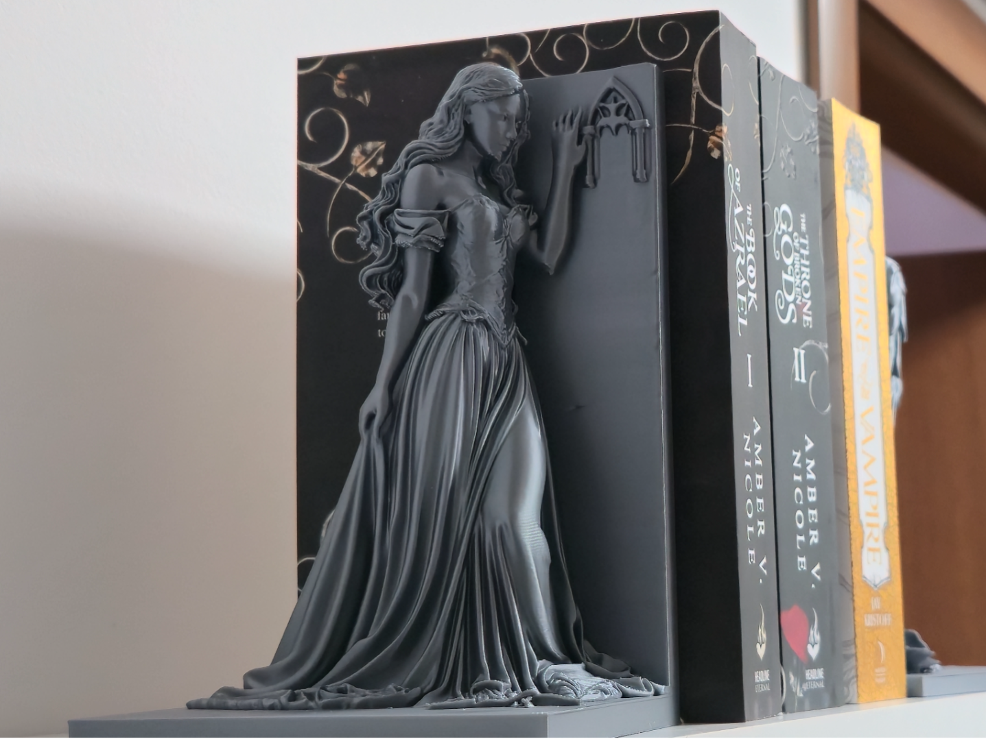 Gothic Bride Bookend – Left Side Book Holder