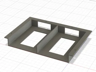 External Drive under desk mount