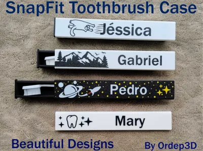 SnapFit Toothbrush Case