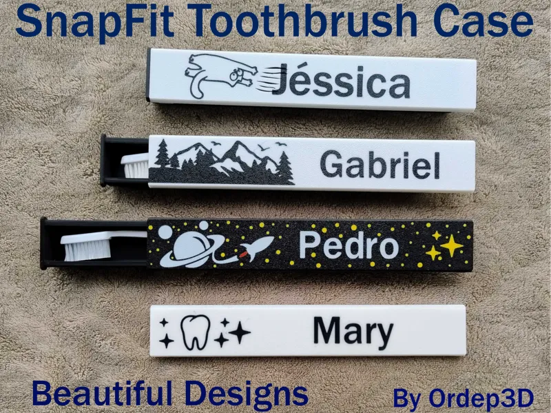 SnapFit Toothbrush Case