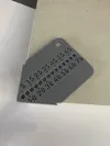 Keyring - PLA 0.2mm layer, 2 walls, 15% infill