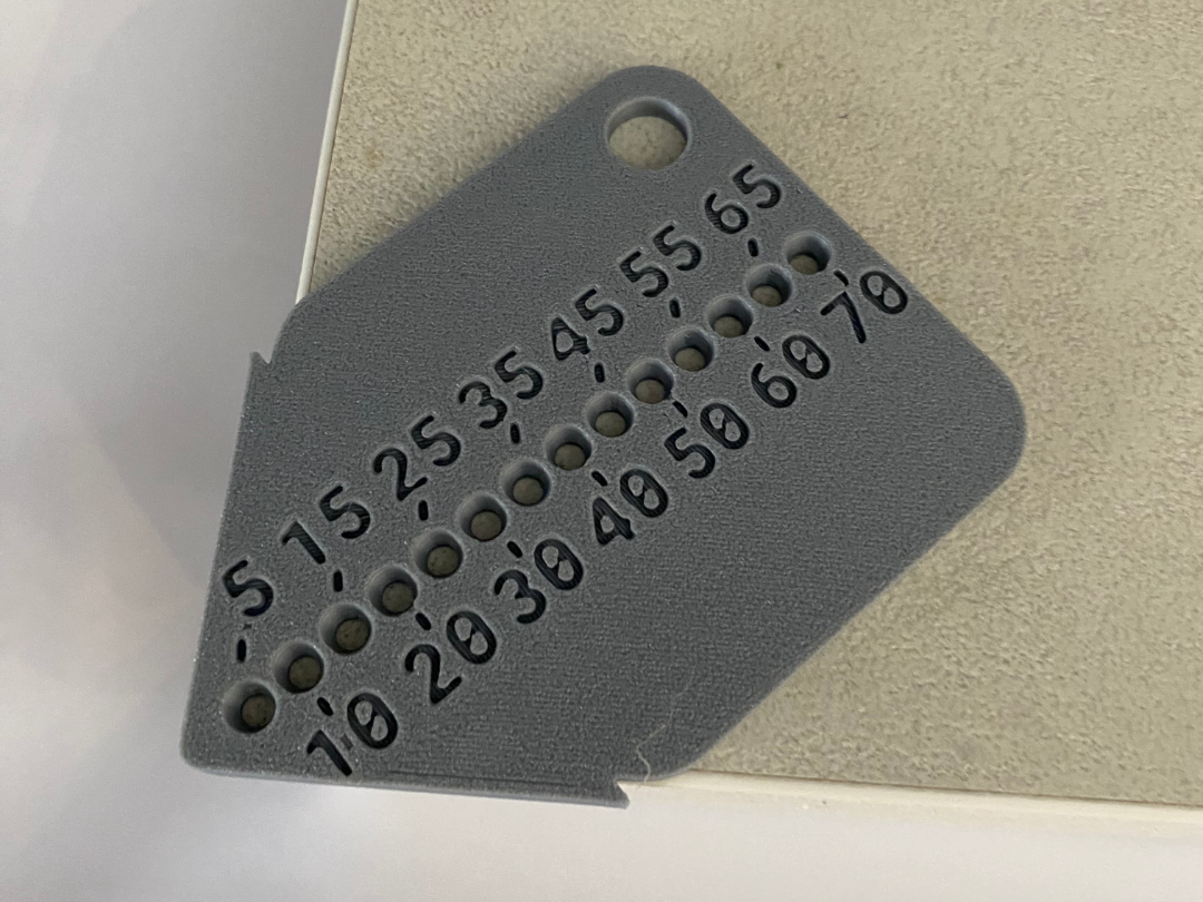 Corner Drilling Template – 5mm Grid, 2 Variants)