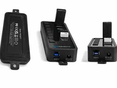 Sabrent 7-Port Wallmount Tablemount 5mm