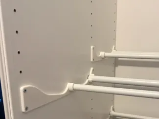 Snap-Fit Filament Rack for IKEA PAX – RÄCKA Pole