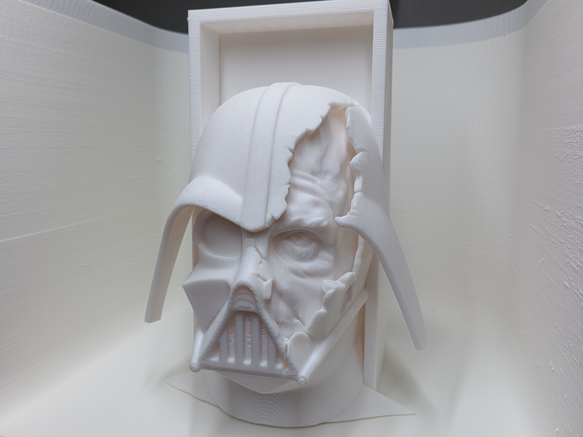 Darth Vader broken helm - book nook