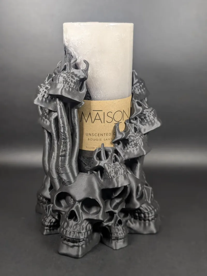 Eternal Skull Candle Holder