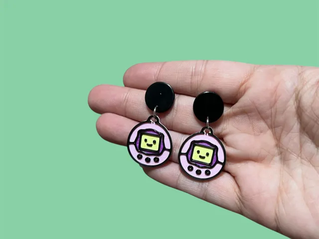 Pendientes tamagotchi Retro Pop 90s