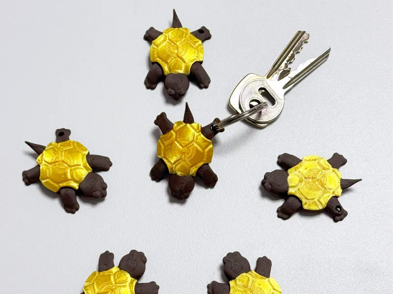 Turtle Keychain + Decor