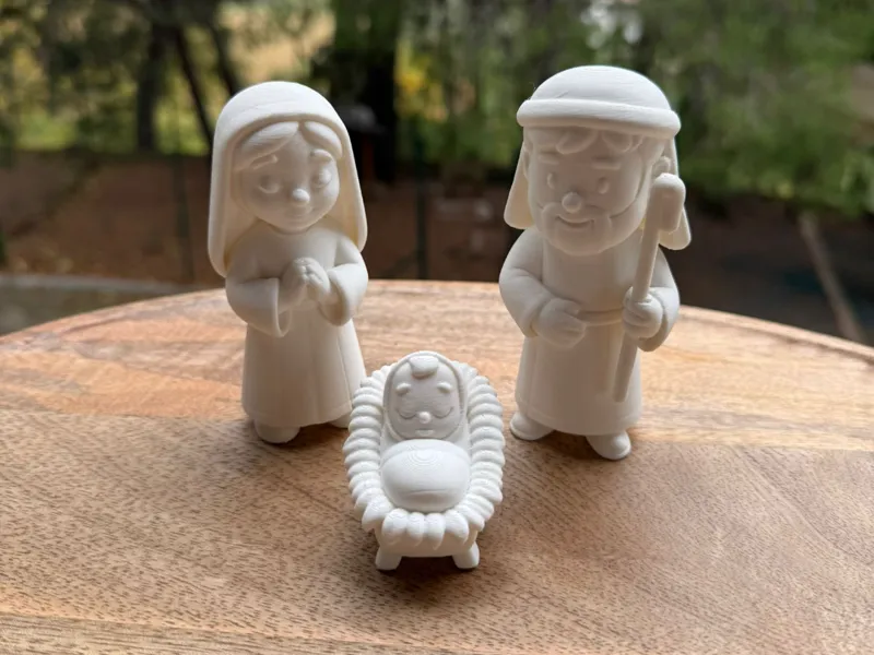 Natività Personaggi (Maria, Giuseppe, Bambin Gesù)