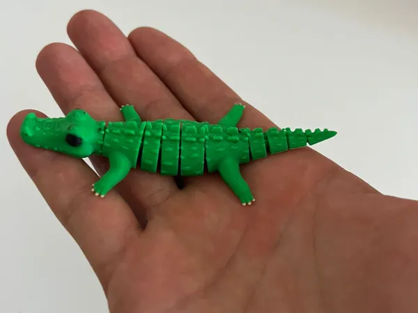 Crocodile articulé flexible