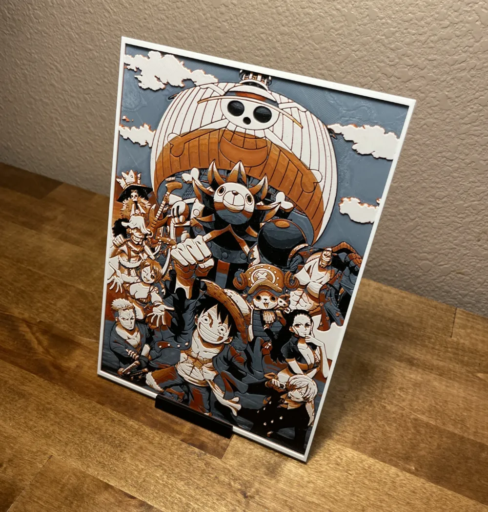 One Piece - Straw-hat Pirates with Thousand Sunny
